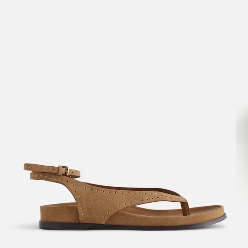 Madewell Brown Sandals with Ankle Strap